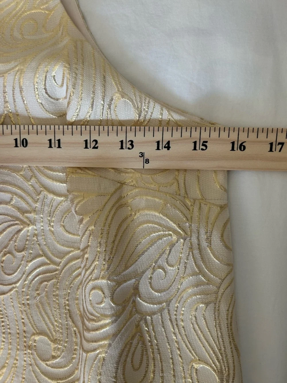 Lilly Pulitzer Shift Dress Gold Silk Mini Tan Sequins XS - Picture 6 of 9